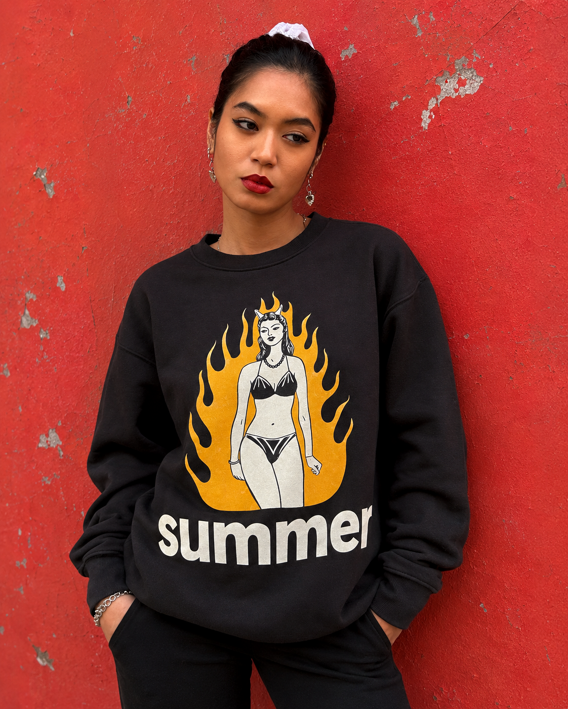 summer devil sweatshirt