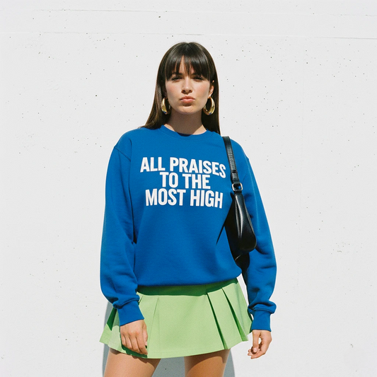 All Praises Sweatshirt Royal