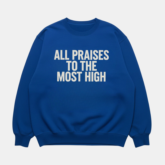 All Praises Sweatshirt Royal