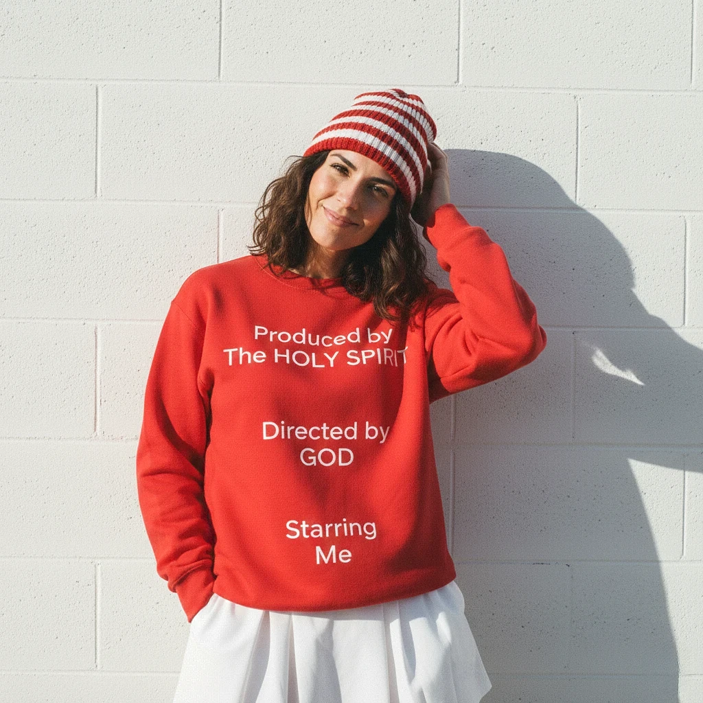 Directed by God Sweatshirt Red