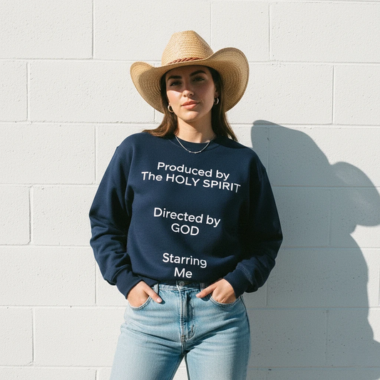 Directed by God Sweatshirt Navy