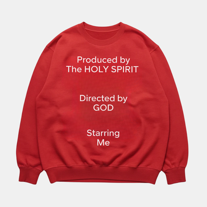 Directed by God Sweatshirt Red