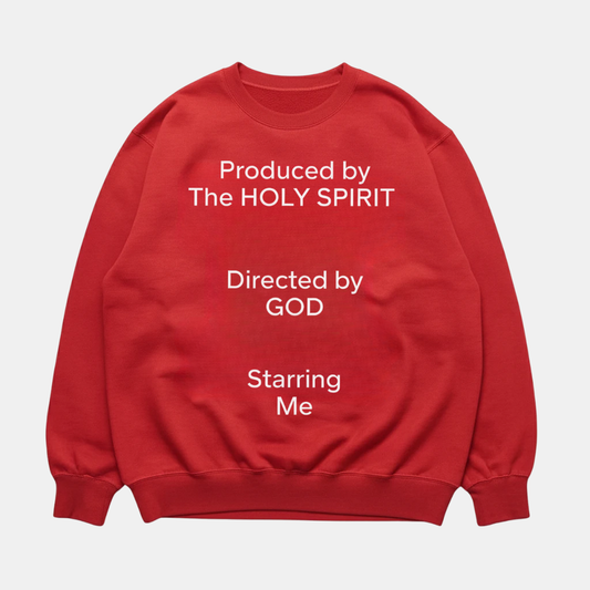 Directed by God Sweatshirt Red