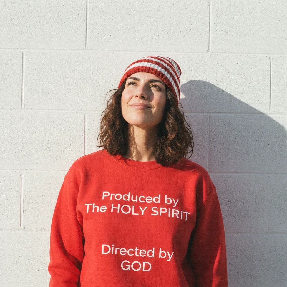 Directed by God Sweatshirt Red