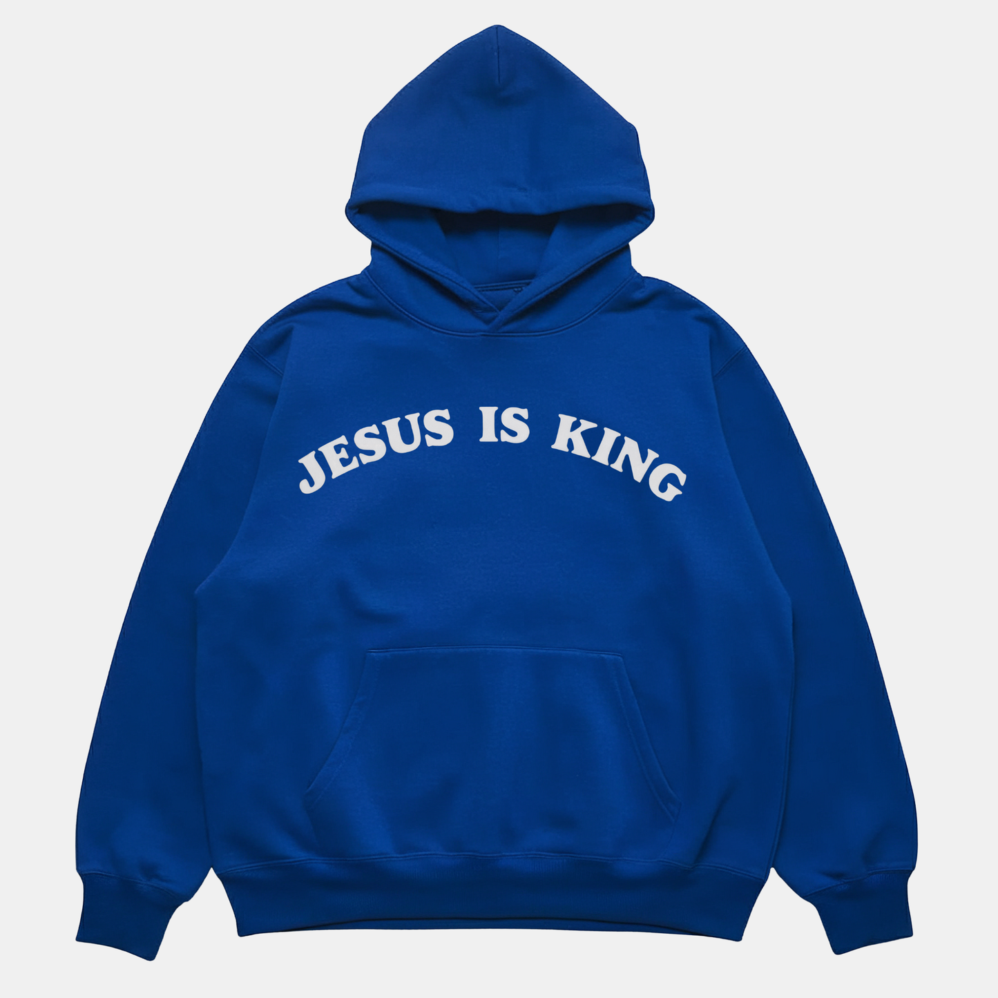 Jesus Is King Hoodie Royal