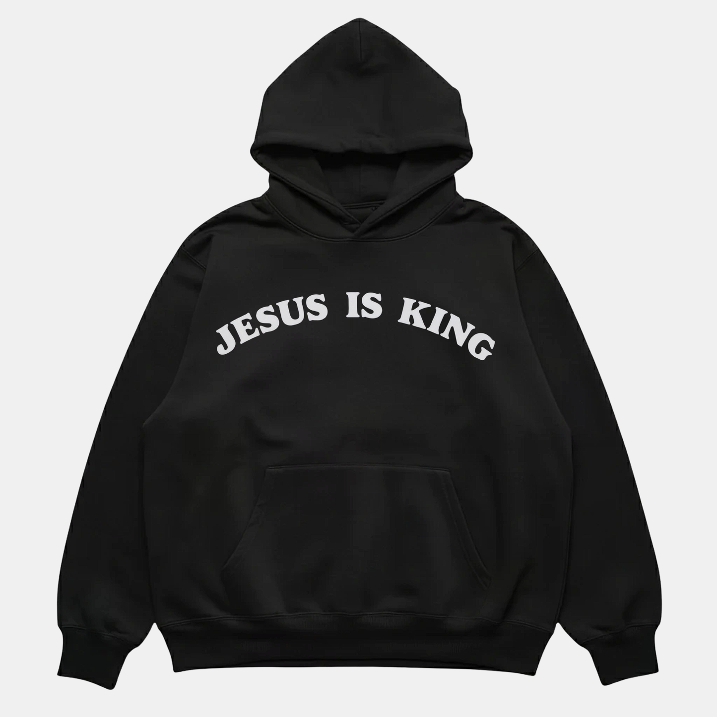 Jesus Is King Hoodie Black