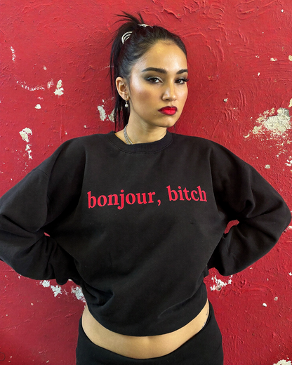 bonjour sweatshirt