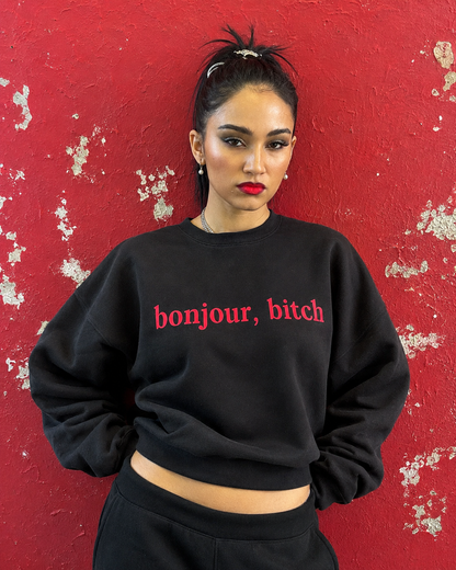 bonjour sweatshirt