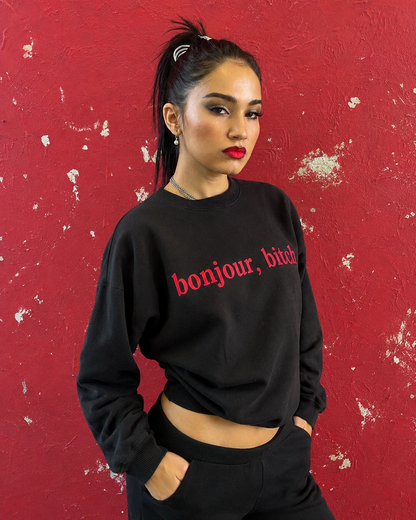 bonjour sweatshirt