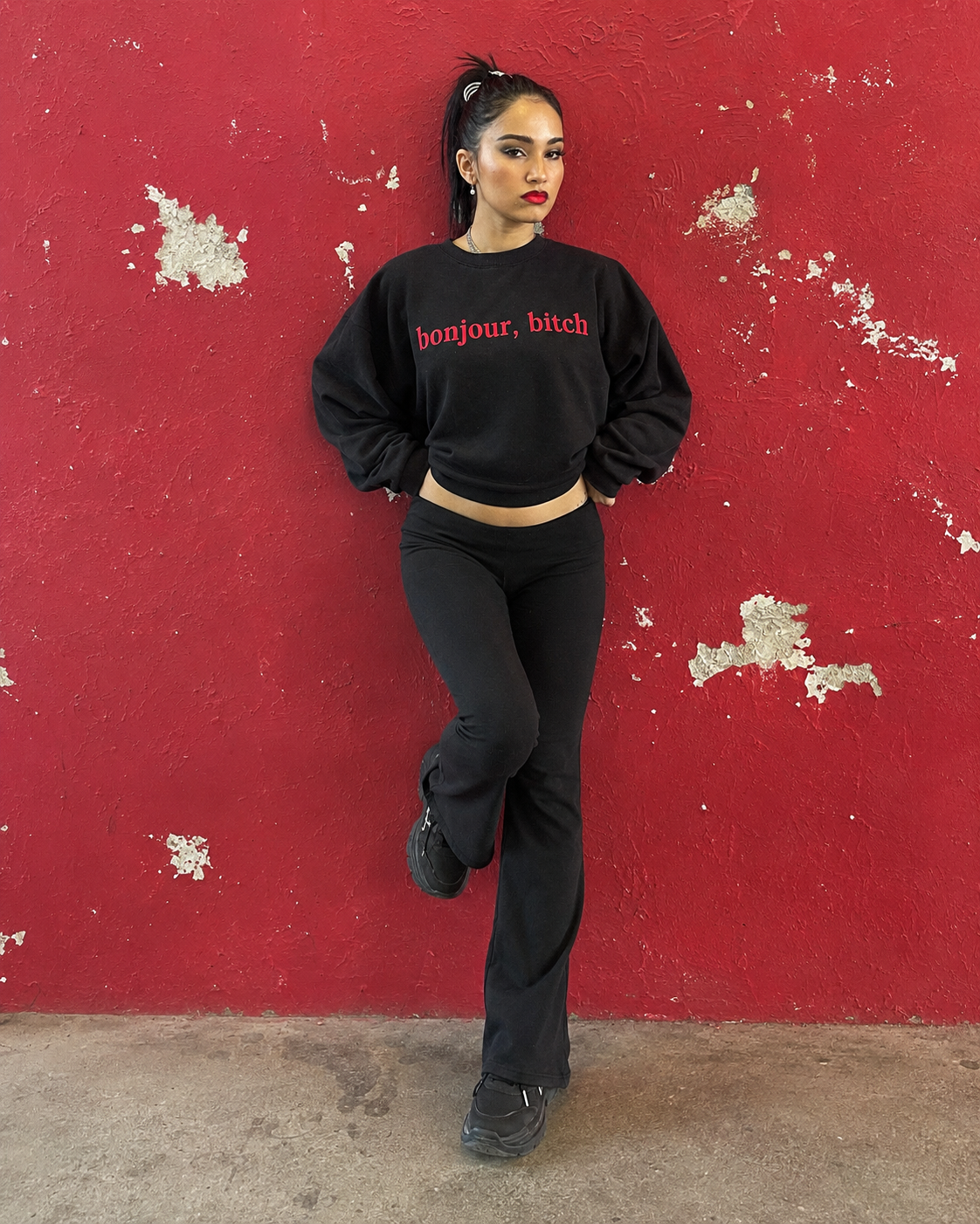 bonjour sweatshirt
