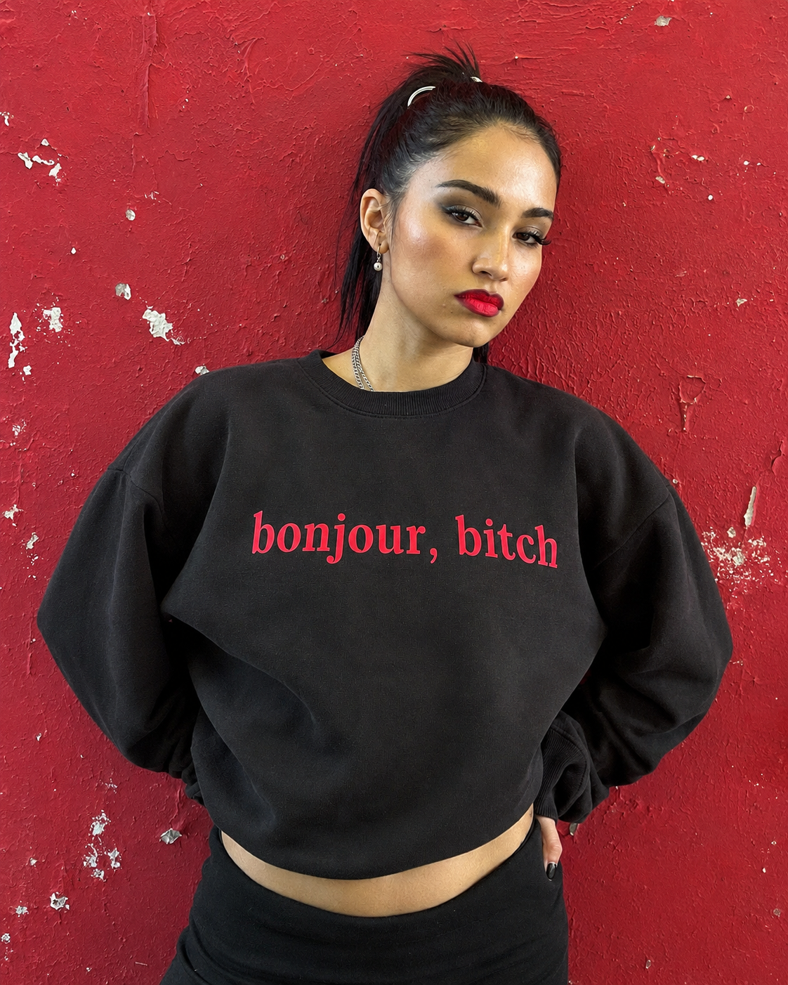 bonjour sweatshirt