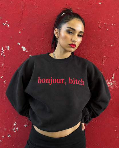 bonjour sweatshirt