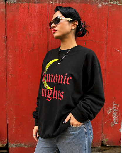 demonic nights sweatshirt