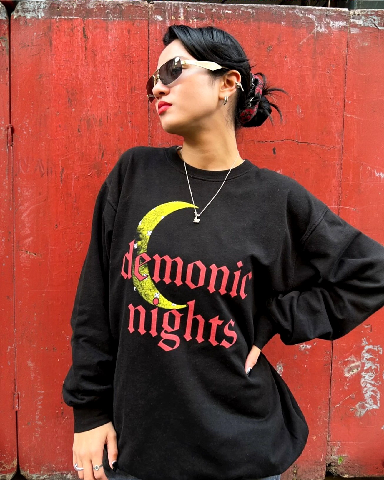 demonic nights sweatshirt
