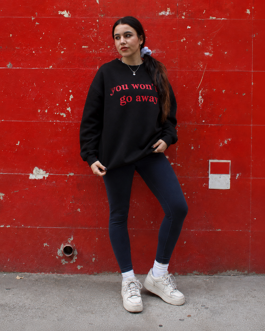 go away sweatshirt