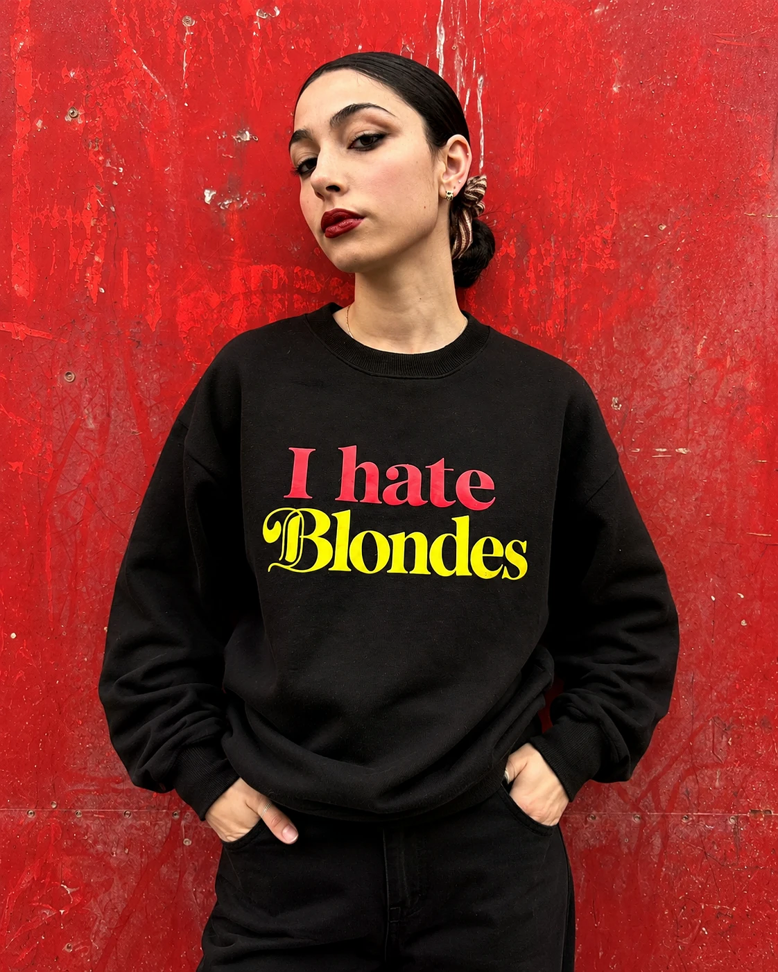 hate blondes sweatshirt