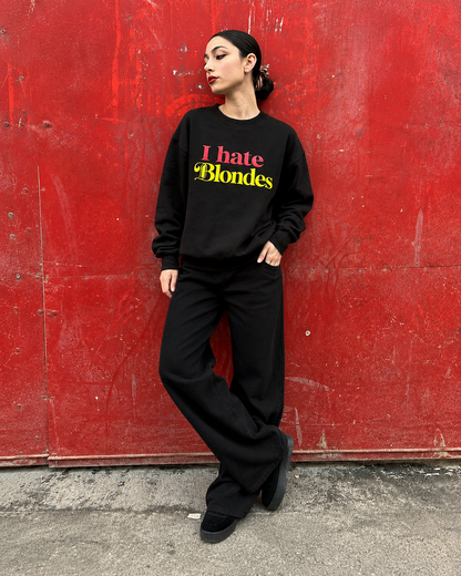 hate blondes sweatshirt