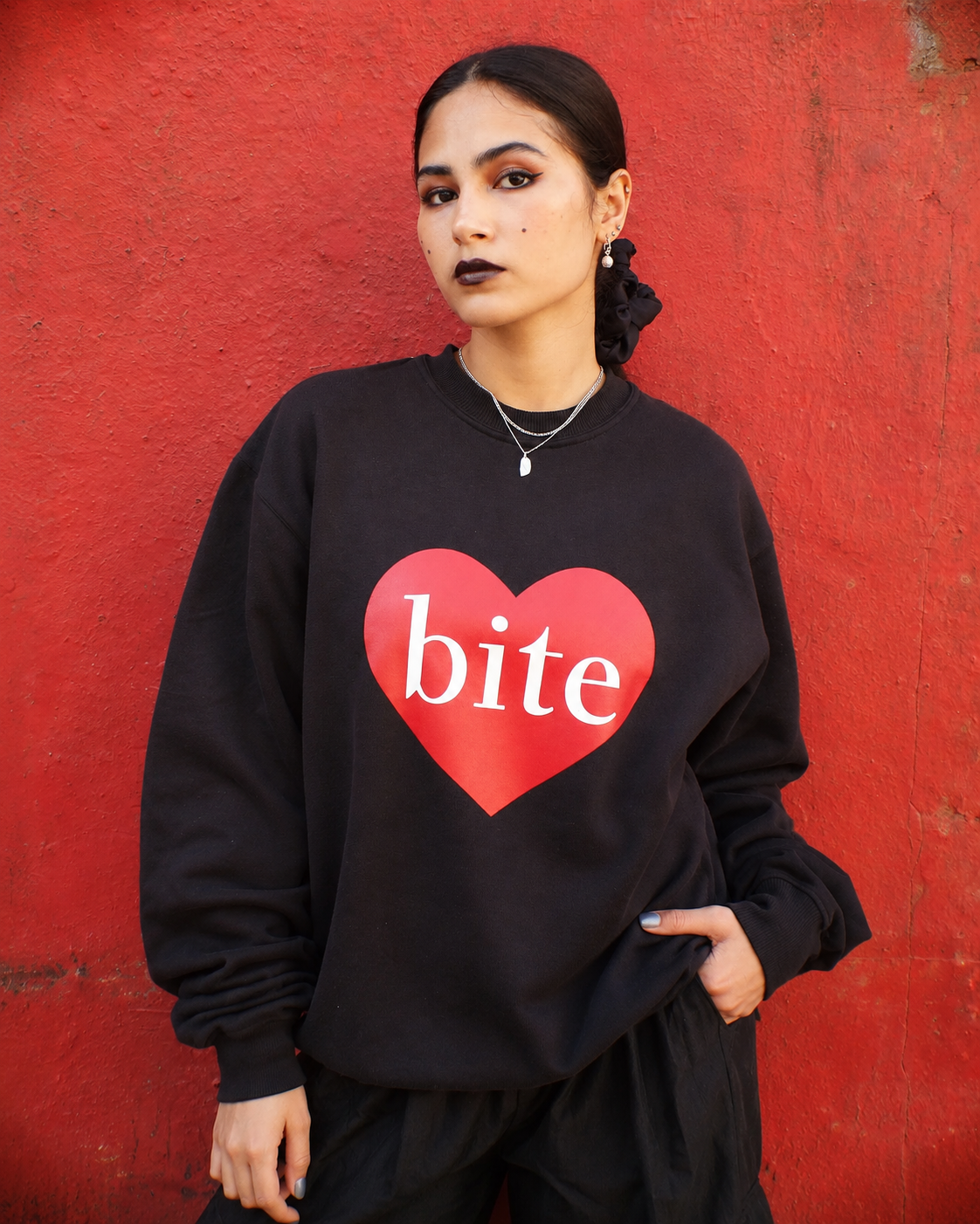 love bite sweatshirt