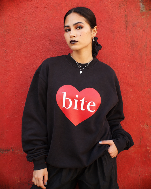love bite sweatshirt