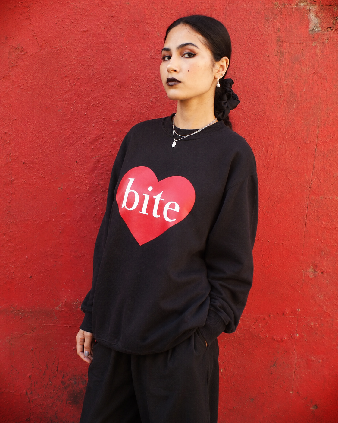 love bite sweatshirt