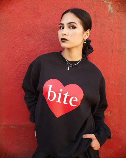 love bite sweatshirt
