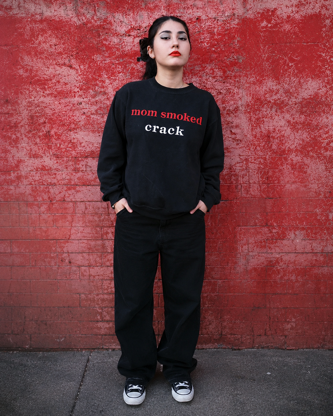 mom smoked crack sweatshirt
