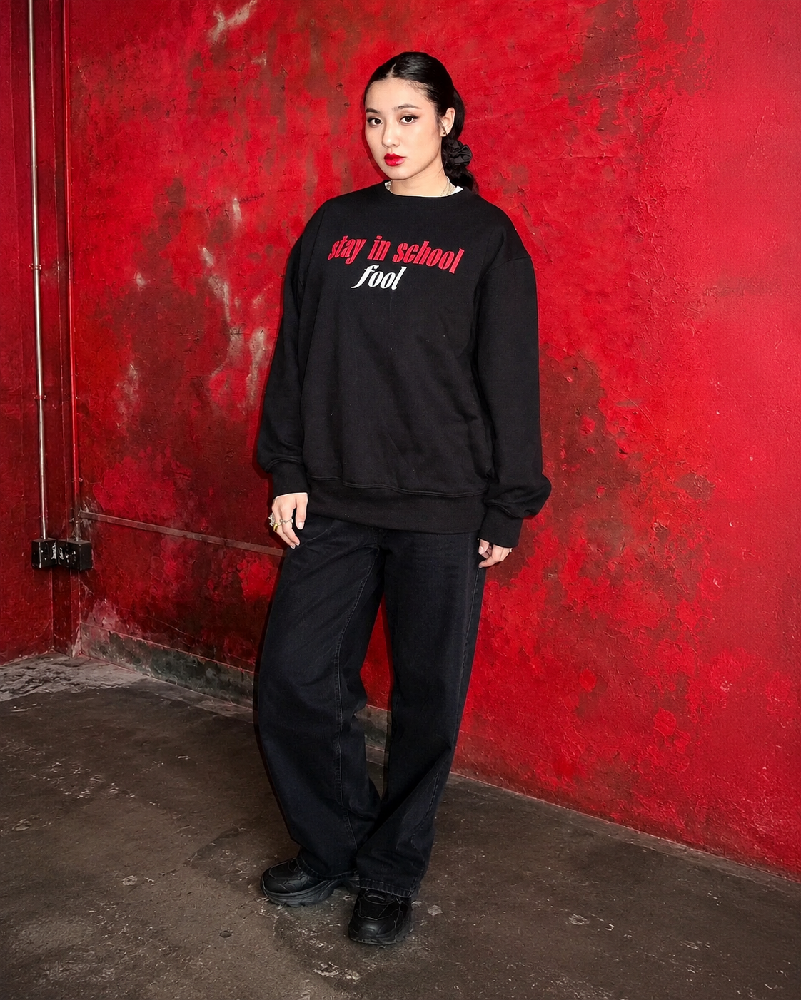 school sweatshirt