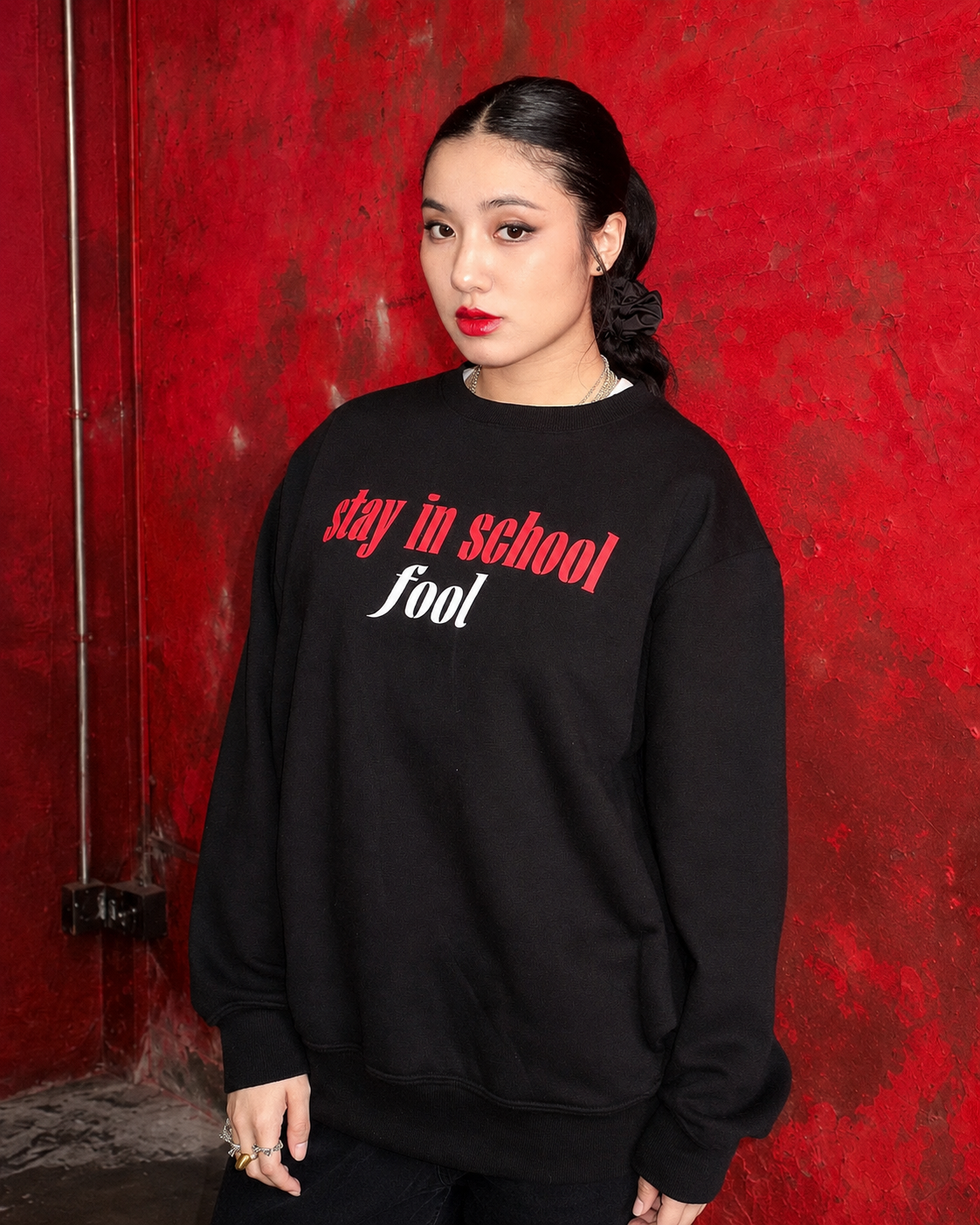 school sweatshirt