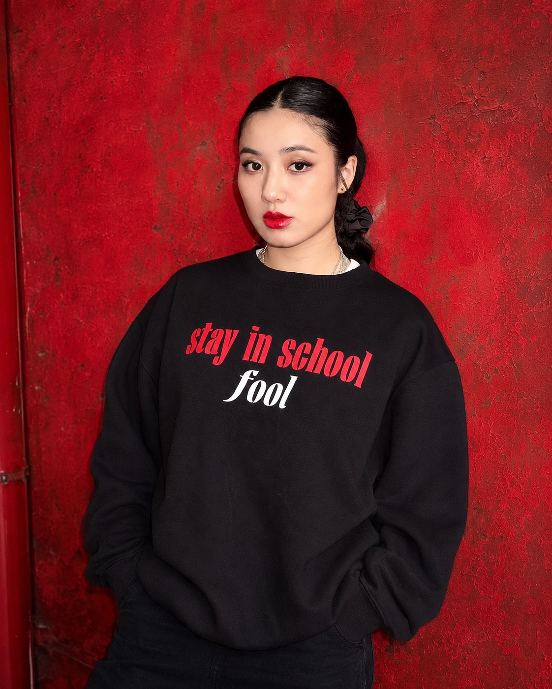 school sweatshirt